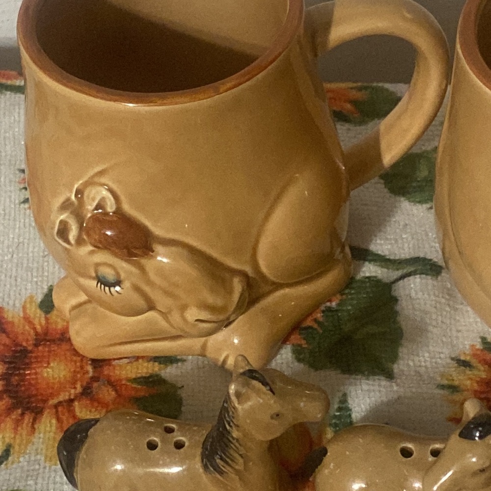 NEW Azalea Wang Fluff Coat szM+🐴salt and pepper shakers & 2 mugs - Picture 12 of 15